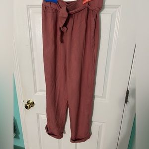 Francesca’s Pink Cuffed Pants